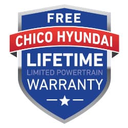 Free Lifetime Limited Powertrain Warranty with Chico Hyundai